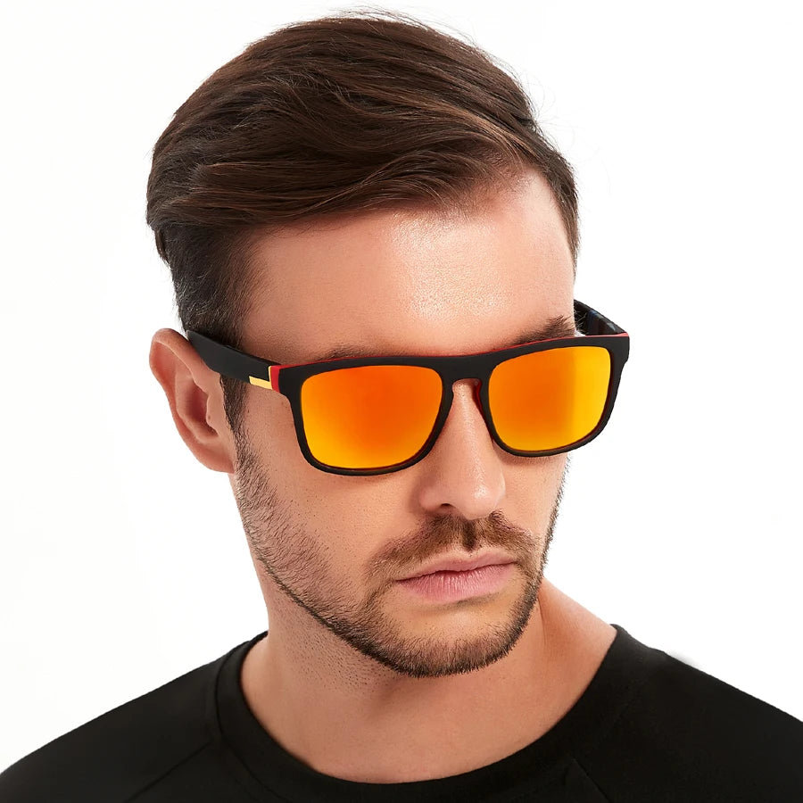 Vintage Square Sport Sunglasses - Retro Style , Modern Edge