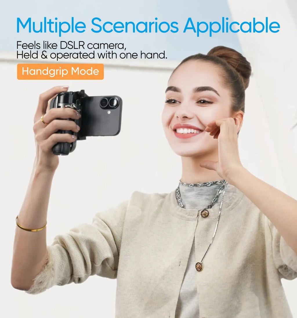 360° Rotating Wireless Bluetooth Mini Tripod & Selfie Stick – One-Touch Remote