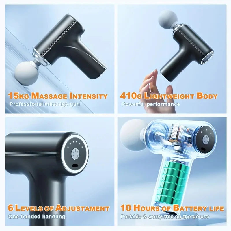 AuraVibe Deep Tissue Portable Massage Gun