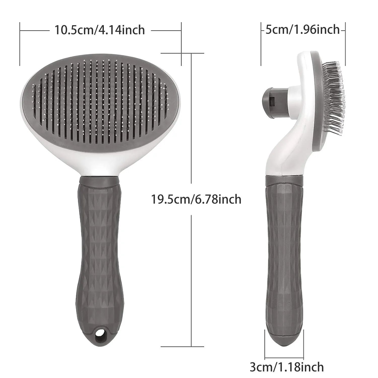 AuraVibe Self-Cleaning Pet Grooming Brush – Effortless Fur Removal