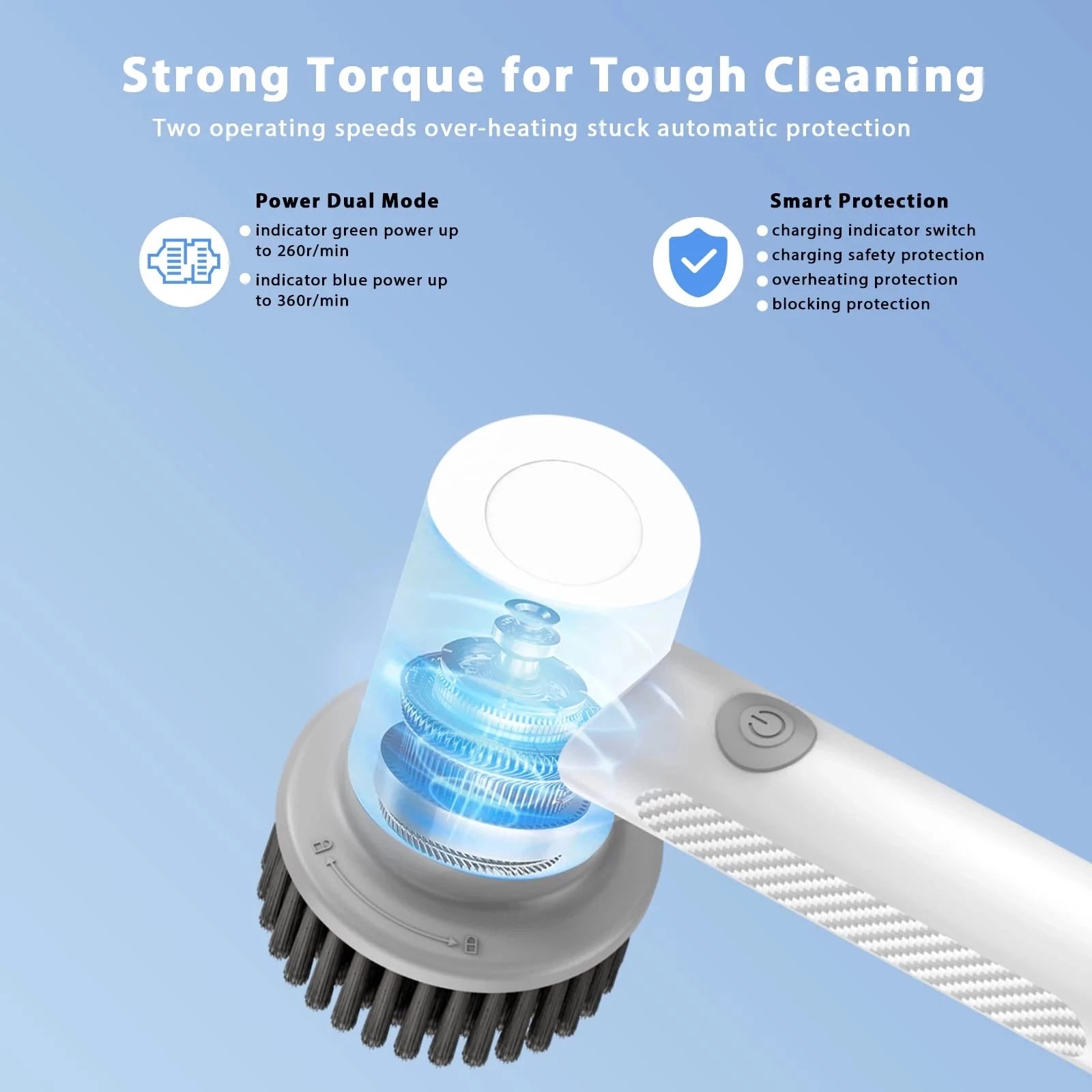 Ultimate Wireless Electric Cleaning Brush – Effortless Deep Cleaning for Kitchen & Bathroom