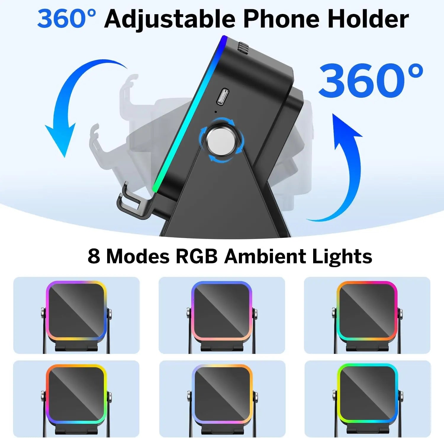 5-in-1 Upgraded Wireless Induction Speaker & Holder