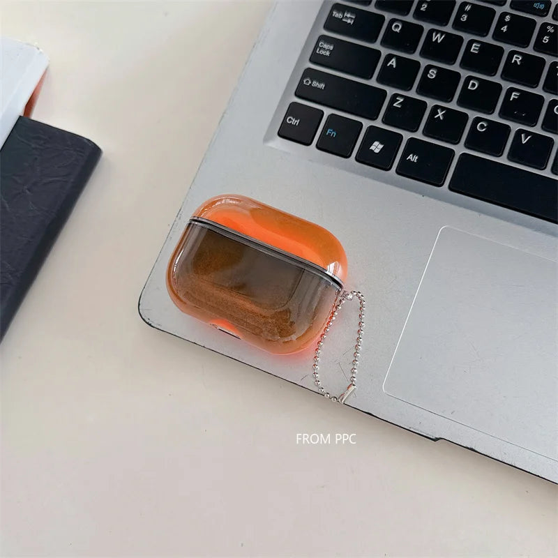 Luminous Floating Quicksand Glowing AirPods Case