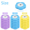 AuraVibe Hygienic Disposable Toilet Brush System with Replaceable Cleaning Heads