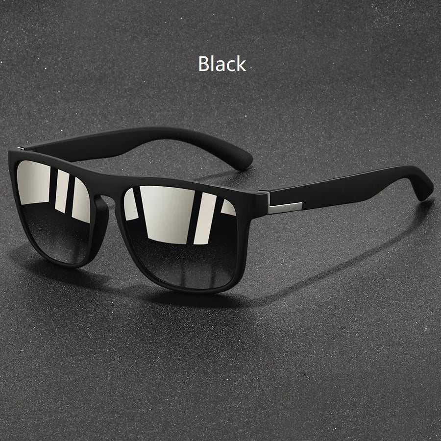Vintage Square Sport Sunglasses - Retro Style , Modern Edge