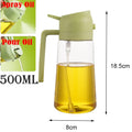 2-in-1 Kitchen Oil Sprayer and Dispenser Bottle