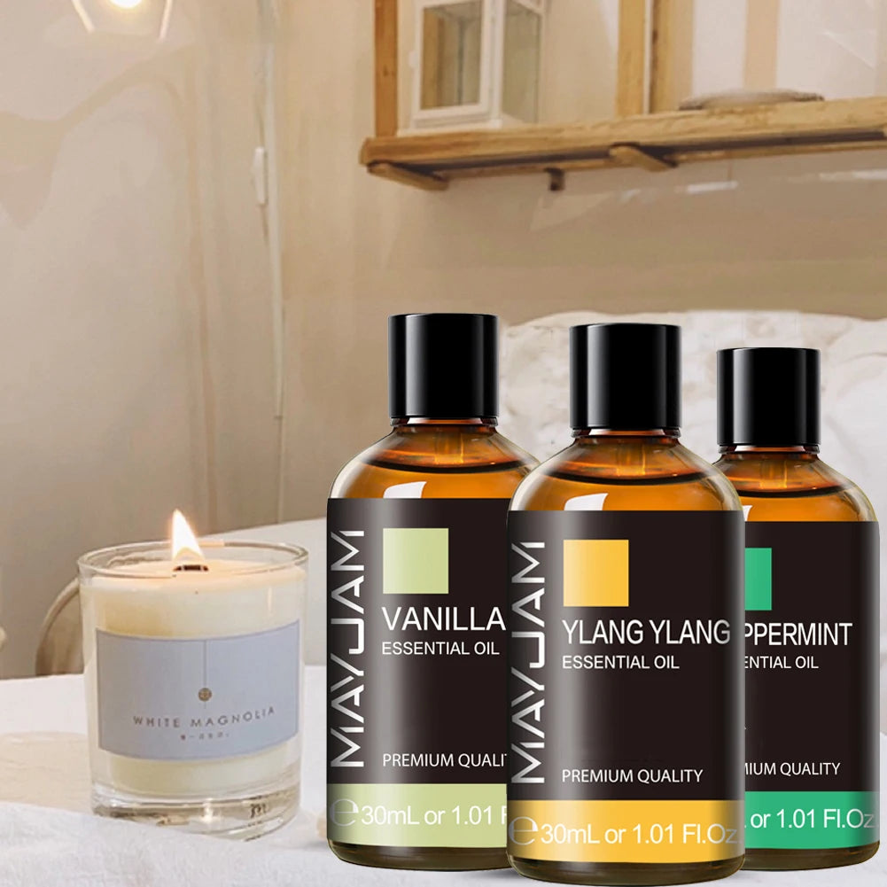 Premium Aromatherapy Essential Oil – 30ml Natural Aroma for Diffusers