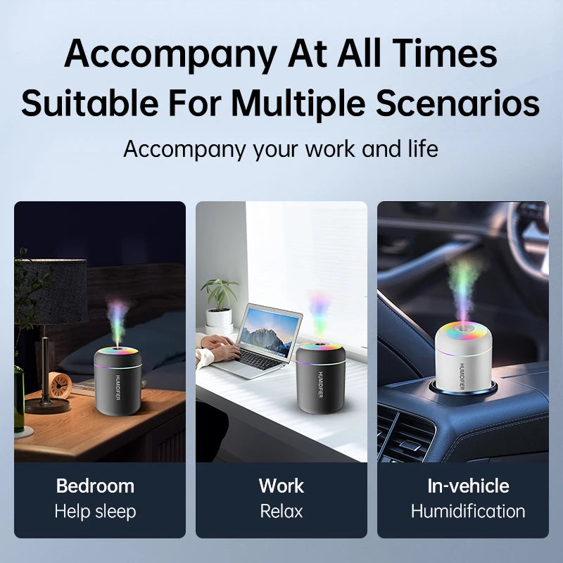 AuraVibe Portable Air Humidifier