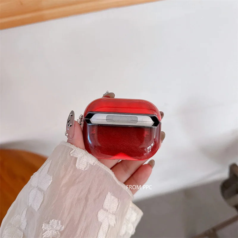 Luminous Floating Quicksand Glowing AirPods Case
