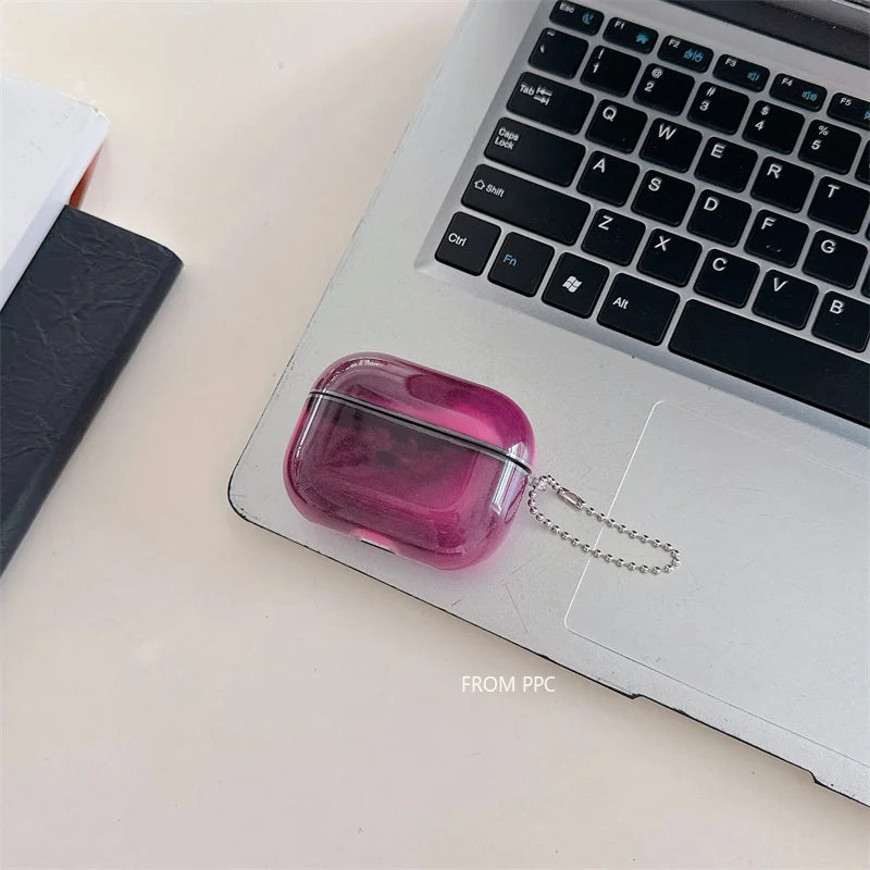 Luminous Floating Quicksand Glowing AirPods Case