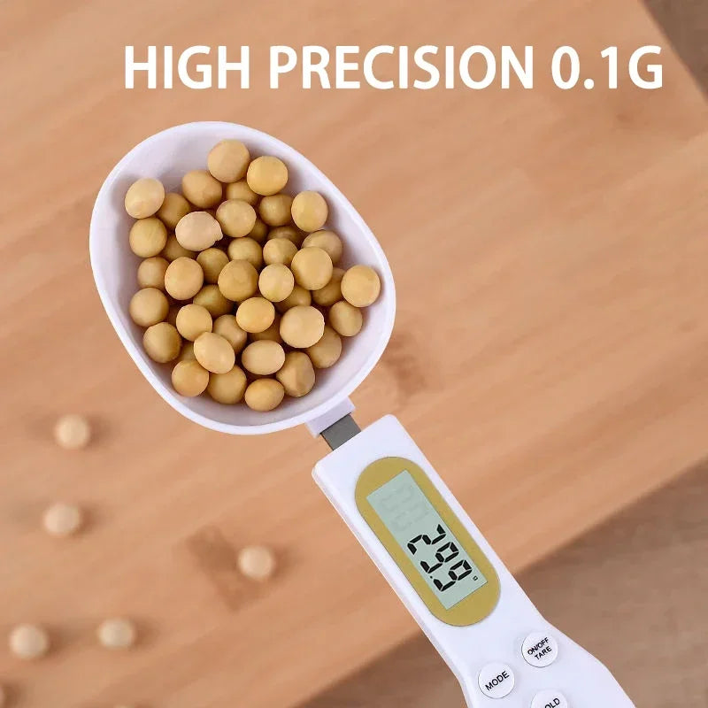 Precision Digital Spoon Scale – 500g/0.1g Portable Measuring Tool for Kitchen, Coffee & Baking