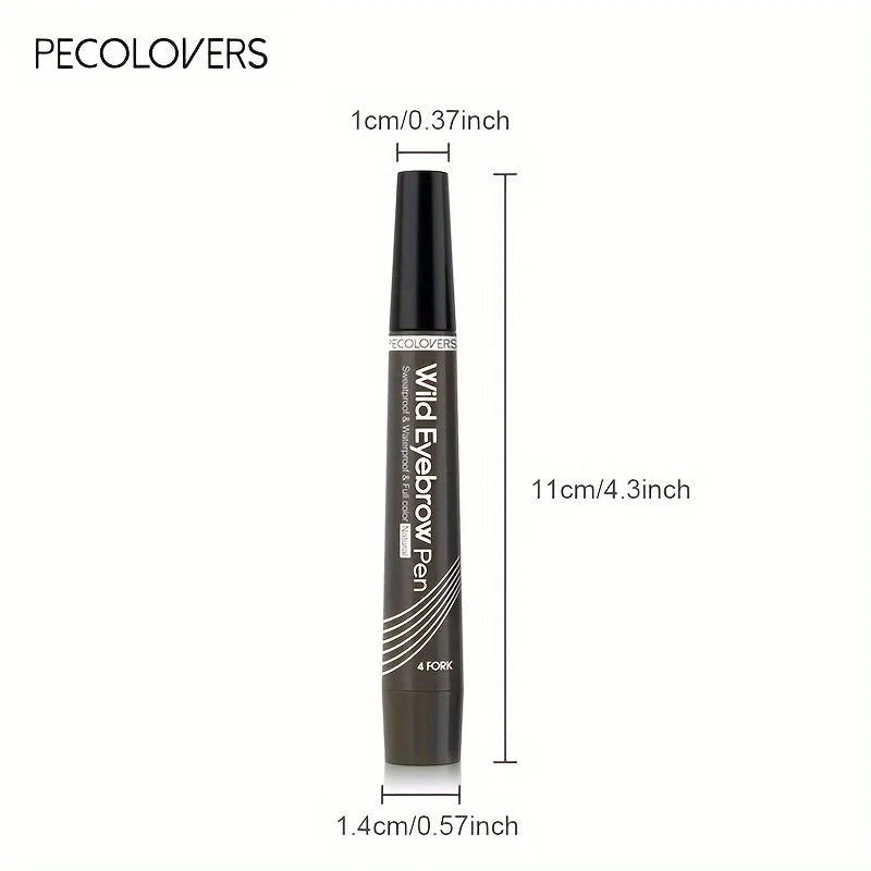 4-Tip Waterproof Eyebrow Tattoo Pen – Long-Lasting Natural Microblading Effect