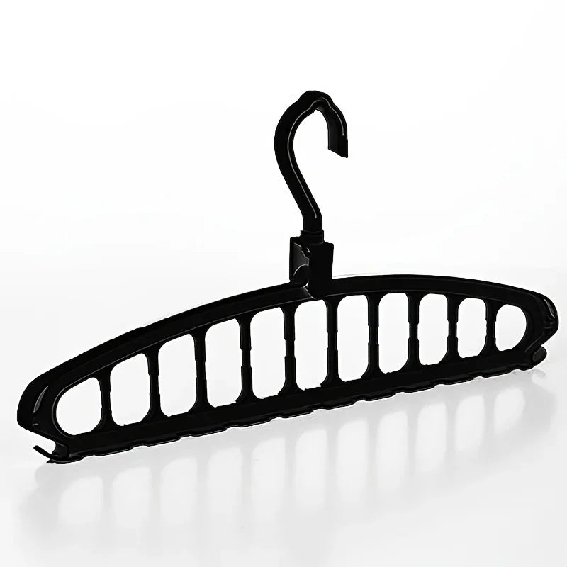 Folding Multi-Hole Clothes Hanger - Space Saving Wardrobe Organizer