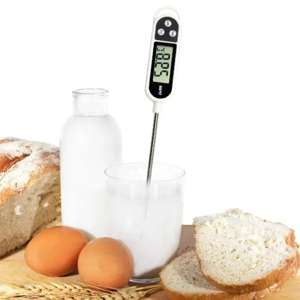 Digital Kitchen Food Thermometer – Precise Cooking Probe for Meat, Oil & BBQ