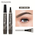 4-Tip Waterproof Eyebrow Tattoo Pen – Long-Lasting Natural Microblading Effect