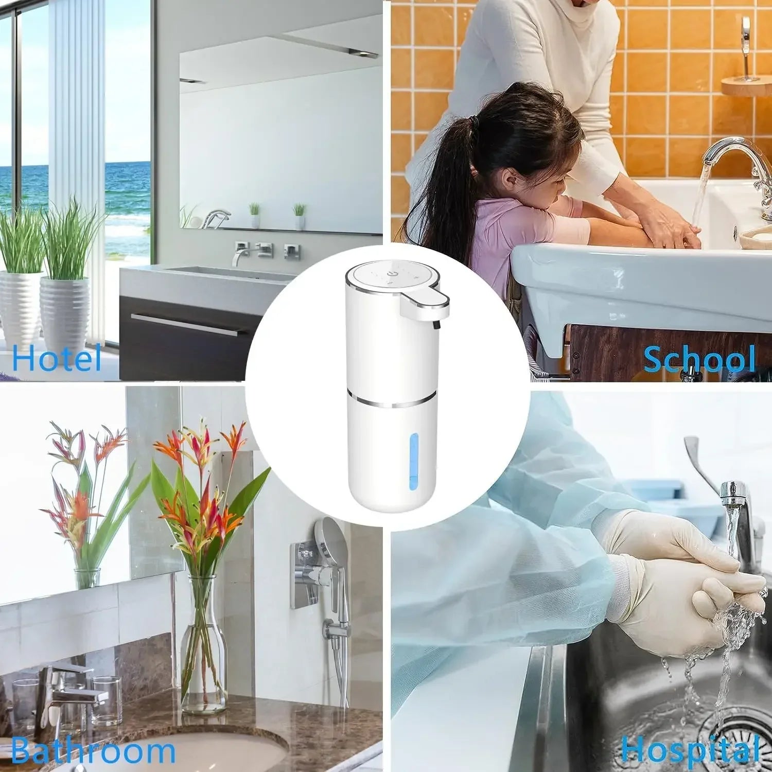 ModernTouch: Premium Automatic Soap Dispenser – Rechargeable & Touchless