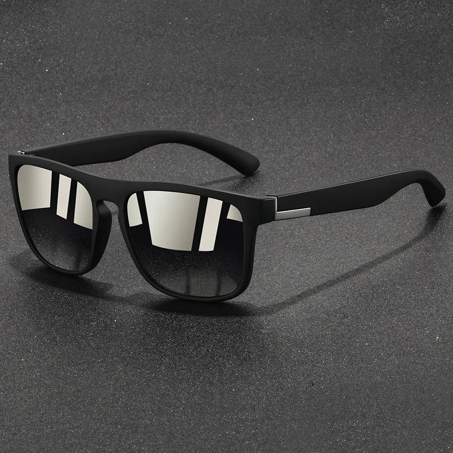 Vintage Square Sport Sunglasses - Retro Style , Modern Edge