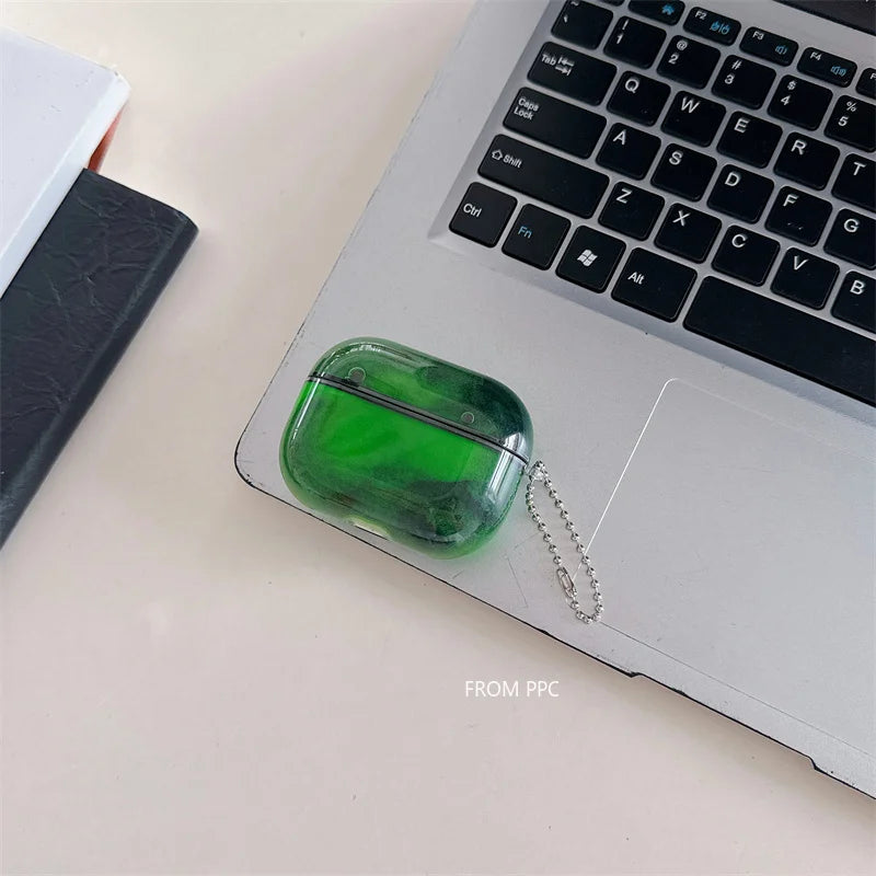 Luminous Floating Quicksand Glowing AirPods Case