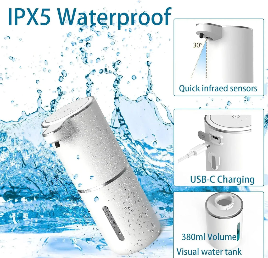 ModernTouch: Premium Automatic Soap Dispenser – Rechargeable & Touchless