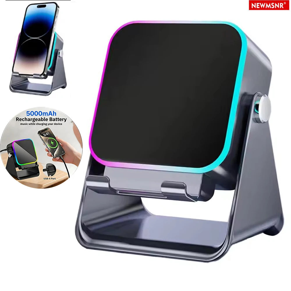 5-in-1 Upgraded Wireless Induction Speaker & Holder