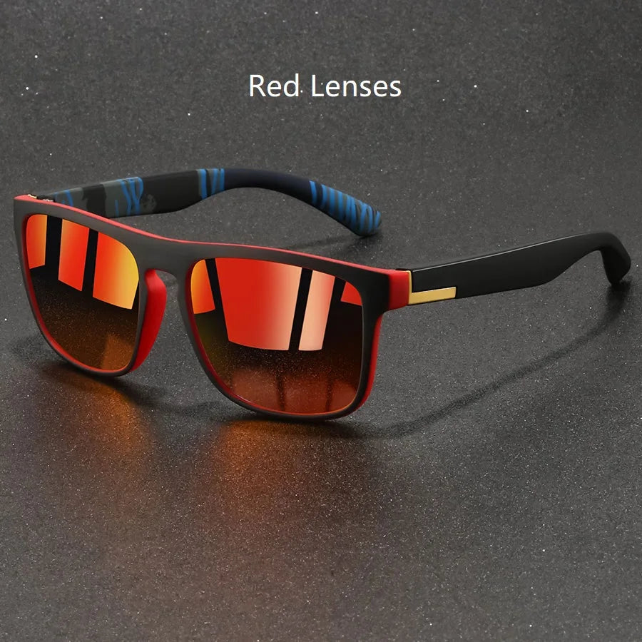 Vintage Square Sport Sunglasses - Retro Style , Modern Edge