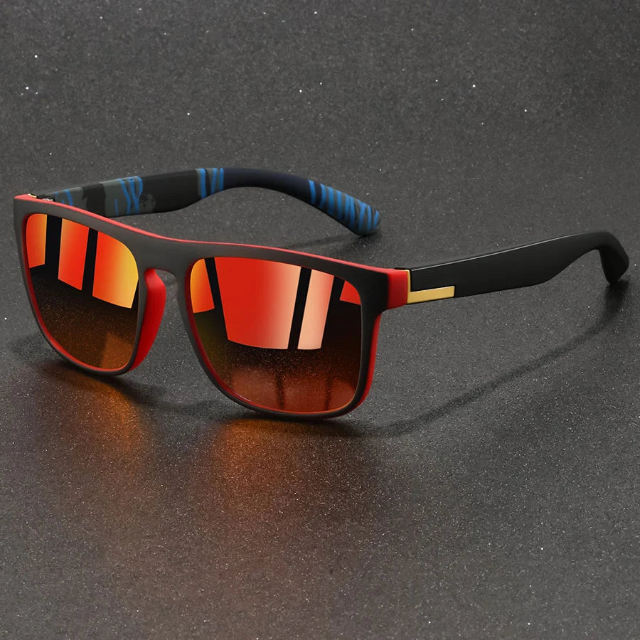 Vintage Square Sport Sunglasses - Retro Style , Modern Edge