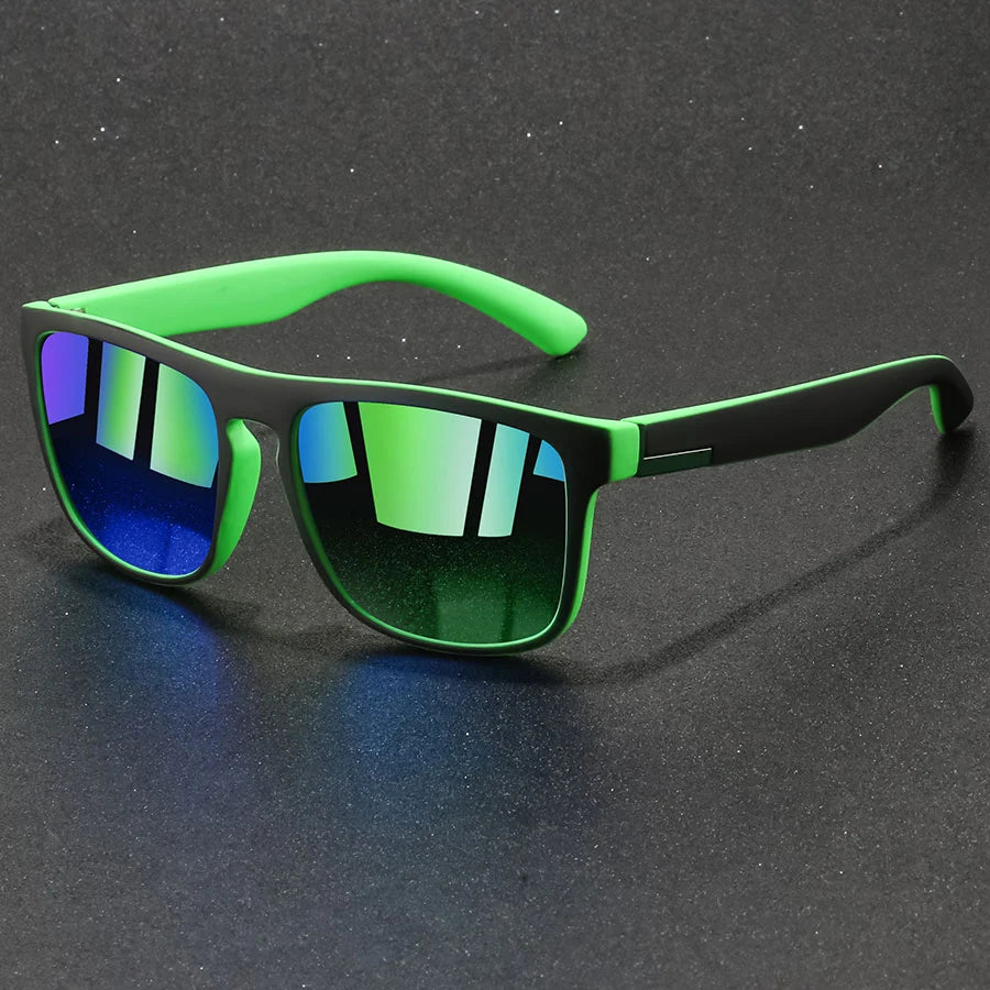 Vintage Square Sport Sunglasses - Retro Style , Modern Edge