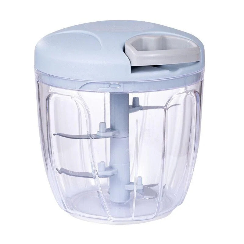 Manual Vegetable & Meat Chopper – Portable Garlic Press & Food Processor